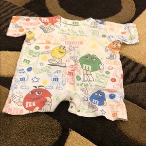 Authentic M&M onesie unisex size 18 months.